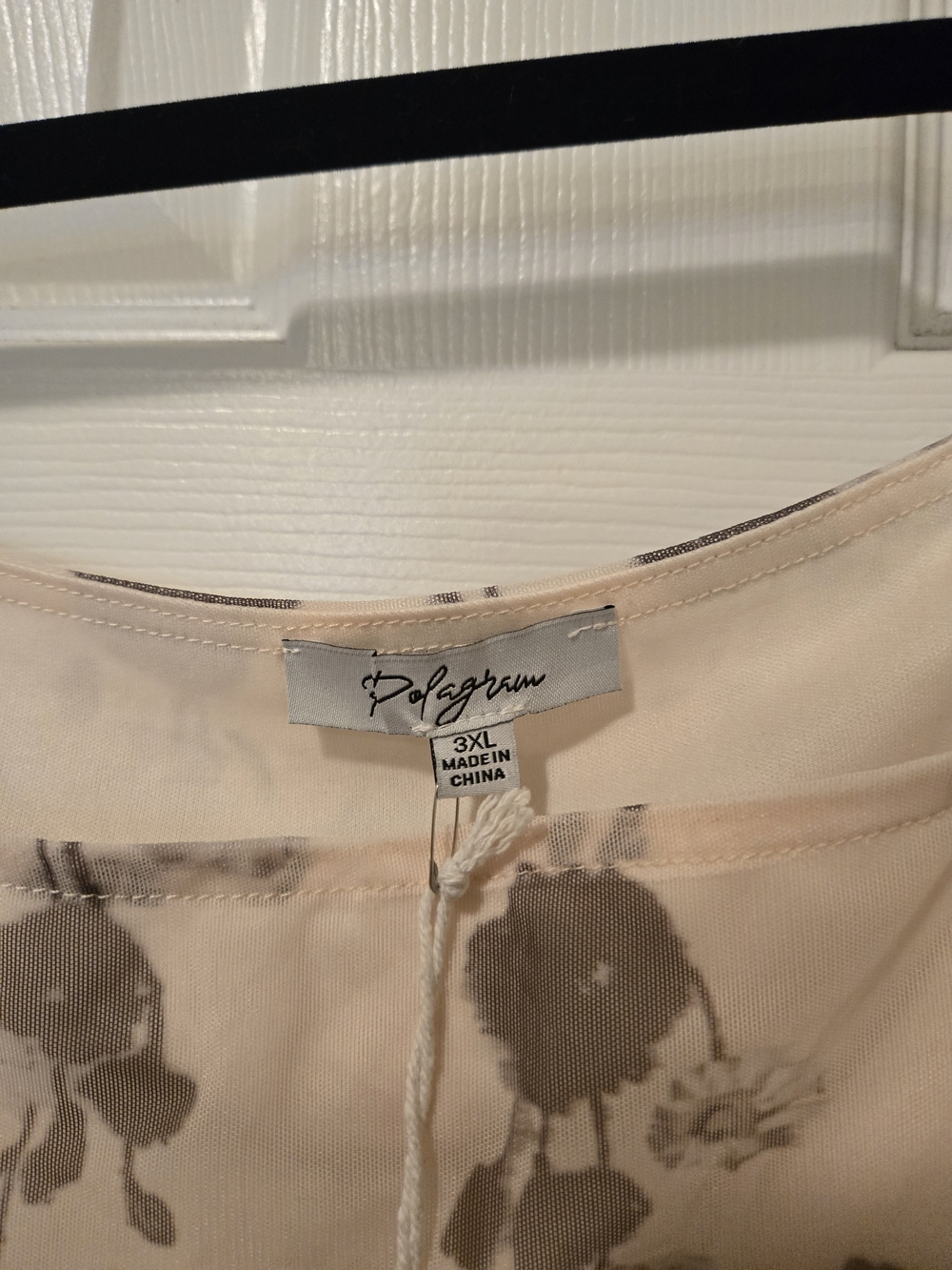 Polagram Beige Floral Puff-Sleeve Maxi Dress - Picture 6 of 15